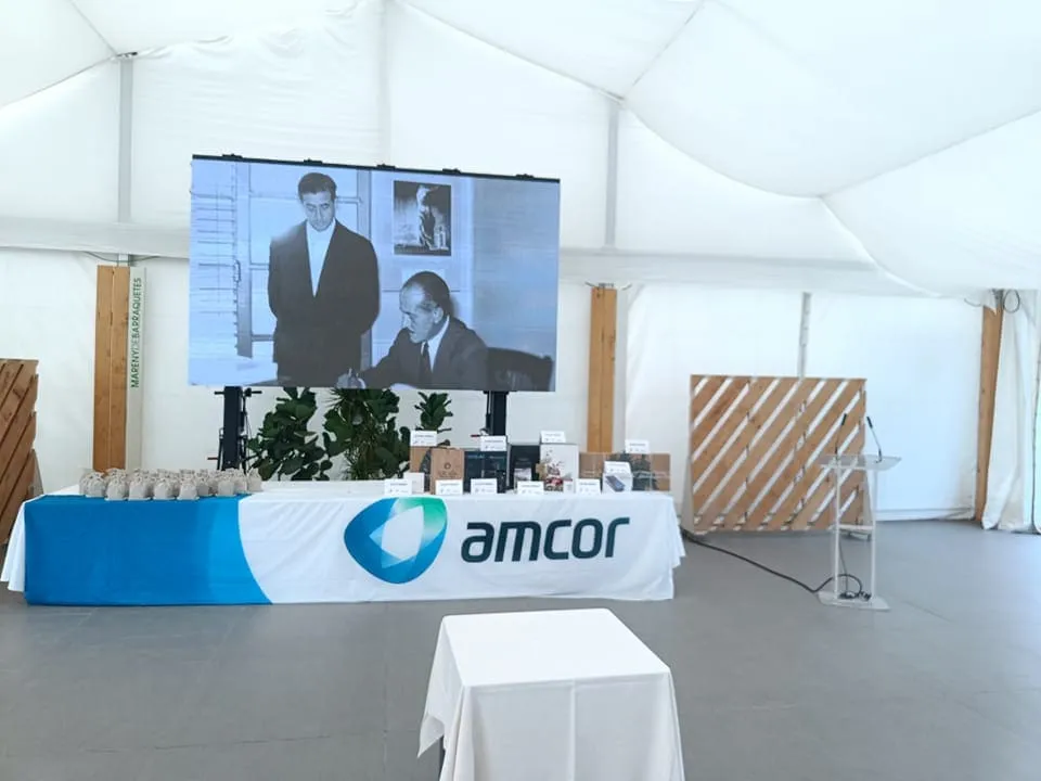 Evento Audiovisual Aniversacio Amcor